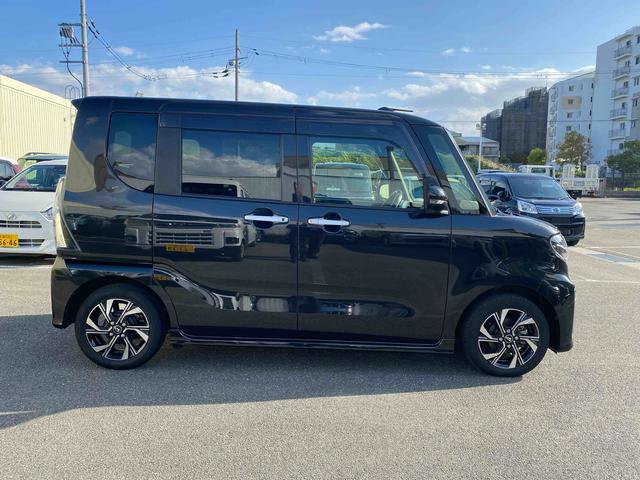 タントカスタムＸ　バックモニターダイハツ認定中古車　予防安全機能スマートアシスト搭載　アイドリングストップ　バックモニター　純正ナビゲーション　両側パワースライドドア　シートリフター　ドライブレコーダー　ＥＴＣ車載器　キーフリーキー（京都府）の中古車