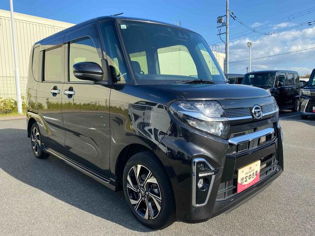 タントカスタムＸ　バックモニターダイハツ認定中古車　予防安全機能スマートアシスト搭載　アイドリングストップ　バックモニター　純正ナビゲーション　両側パワースライドドア　シートリフター　ドライブレコーダー　ＥＴＣ車載器　キーフリーキー（京都府）の中古車
