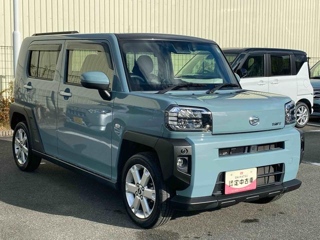 タフトG バックモニターダイハツ認定中古車 予防安全機能スマートアシスト搭載 アイドリングストップ 電動格納ミラー オートエアコン バックモニター ナビゲーション アルミホイール シートリフター シートヒーター キーフリー(京都府)の中古車