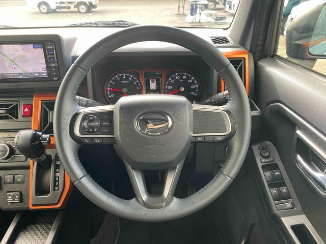 タフトG バックモニターダイハツ認定中古車 予防安全機能スマートアシスト搭載 アイドリングストップ 電動格納ミラー オートエアコン バックモニター ナビゲーション アルミホイール シートリフター シートヒーター キーフリー(京都府)の中古車