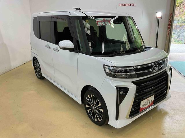 タントカスタムＲＳワンオーナー　衝突軽減ブレーキ　認定中古車　ナビ　ドラレコ　両側電動スライドドア　運転席助手席シートヒーター　バックモニター　電動パーキングブレーキ　オートブレーキホールド機能（京都府）の中古車