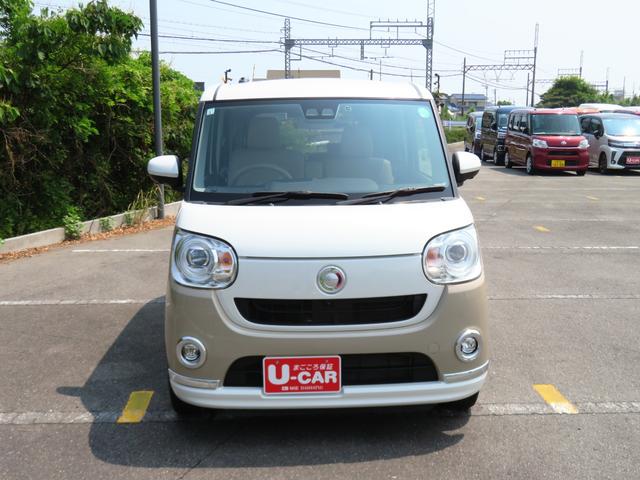 ムーヴキャンバスＧメイクアップリミテッドＳＡIII　７型ナビ　１年間無料保証車線逸脱防止　電格ミラー　ハイビームアシスト　キーフリーシステム　運転席エアバック　Ｂカメラ　衝突安全ボディ　ＡＢＳ　ベンチシート　ＥＴＣ　パワーウィンドウ（三重県）の中古車