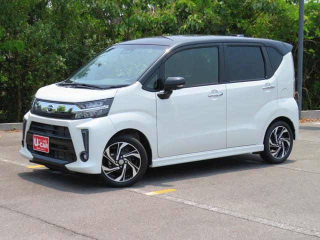 ムーヴカスタム　ＲＳ　ハイパーリミテッドＳＡIII　１年間無料保証オートハイビーム　キーフリーシステム　プッシュスタート　ドラレコ　アルミホイール　ベンチシート　エアバッグ　ＡＢＳ　衝突安全ボディ　７型ナビ　パノラマカメラ　パワーウィンドウ（三重県）の中古車