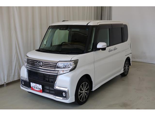 タントカスタムＸ　トップエディションＳＡIIIナビＴＶ　衝突安全ボディ　ＡＢＳ　ＬＥＤヘッドランプ　盗難防止システム　スマートキー　アルミホイール　ＥＴＣ　アイドリングストップ　オートライト　オートハイビーム　４ＷＤ　衝突被害軽減装置　ＥＳＣ（富山県）の中古車