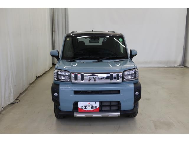 タフトＧターボＢカメラ　電動格納ドアミラー　ＬＥＤライト　ＥＴＣ車載器　キーフリーシステム　フルタイム４ＷＤ　アイドリングストップ　前席シートヒーター　ターボ車　アルミホイール　スマートキー＆プッシュスタート（富山県）の中古車