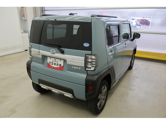 タフトＧターボＢカメラ　電動格納ドアミラー　ＬＥＤライト　ＥＴＣ車載器　キーフリーシステム　フルタイム４ＷＤ　アイドリングストップ　前席シートヒーター　ターボ車　アルミホイール　スマートキー＆プッシュスタート（富山県）の中古車