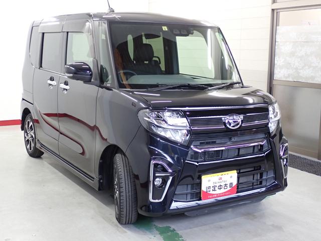 タントカスタムＸセレクション衝突被害軽減ブレーキ　横滑り防止装置　オートマチックハイビーム　アイドリングストップ　ステアリングスイッチ　オートライト　キーフリーシステム　オートエアコン　全方位カメラ　ナビ　純正アルミホイール（岐阜県）の中古車
