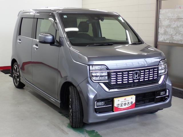 Ｎ−ＷＧＮカスタムＬ・ターボホンダセンシングナビ　バックカメラ　アルミホイール　ステアリングスイッチ　革巻きハンドル　オートライト　キーフリーシステム　オートエアコン　バイザー　マット　ベンチシート　エアバッグ　パワーウィンドウ　フォグランプ（岐阜県）の中古車