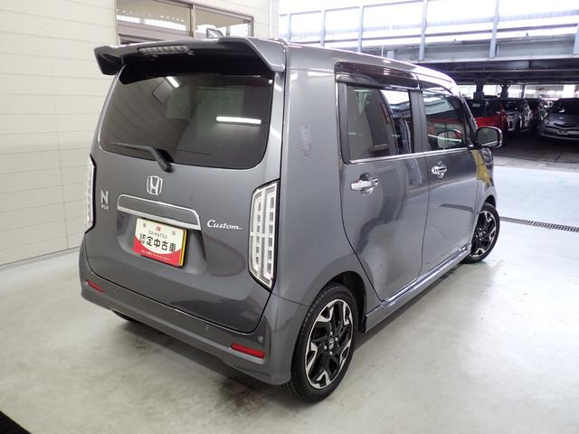 Ｎ−ＷＧＮカスタムＬ・ターボホンダセンシングナビ　バックカメラ　アルミホイール　ステアリングスイッチ　革巻きハンドル　オートライト　キーフリーシステム　オートエアコン　バイザー　マット　ベンチシート　エアバッグ　パワーウィンドウ　フォグランプ（岐阜県）の中古車