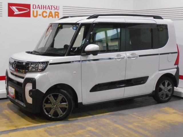 タントファンクロスターボ　４ＷＤ　１０インチナビ　ドラレコ装着２０２２年モデルダイハツ純正１０インチスタイリッシュメモリーナビ　ドライブレコーダー　パノラマモニター　装着車（福井県）の中古車