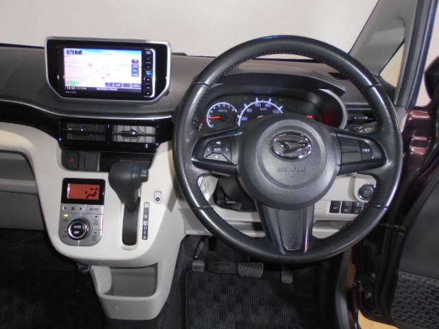 ムーヴX SA3 純正ナビ バックモニター装着2017年モデル ダイハツ純正メモリーナビ バックモニター 装着車(福井県)の中古車