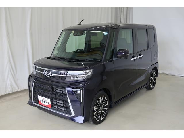タントカスタムＲＳアイドリングＳ　ＰＣＳ　ＢＴオーディオ　車線逸脱警報装置　フロントカメラ　タ−ボ　オートハイビーム　ＬＥＤライト　スマキー　Ｂカメラ　サイドカメラ　シートヒーター　ドラレコ　ＴＶ　両側パワードア（富山県）の中古車