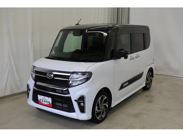 タントカスタムＲＳスタイルセレクション軽減ブレーキ　３６０°カメラ　スマキー　両側オートスライドドア　Ｉ−ＳＴＯＰ　バックモニター　ターボエンジン　前席シートヒーター　ナビＴＶ　ベンチシート　ＬＥＤライト　ドラレコ付き　電動格納ミラー（富山県）の中古車