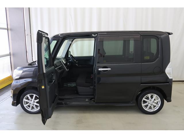 タントカスタムＸ　ＳＡ運転席エアバッグ　点検記録簿　スマ−トキ−　ナビＴＶ　アルミ　横滑防止　ＥＴＣ付き　キーレスエントリー　ＡＢＳ　ＷＳＲＳ（富山県）の中古車