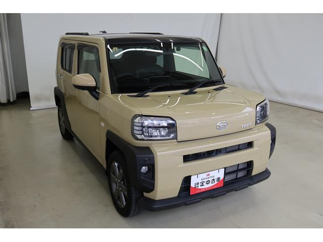 タフトＧターボＢカメラ　電動格納ドアミラー　ＬＥＤライト　ＥＴＣ車載器　キーフリーシステム　フルタイム４ＷＤ　フロントカメラ　ドラレコ　アイドリングストップ　ターボ車　アルミホイール　スマートキー＆プッシュスタート（富山県）の中古車