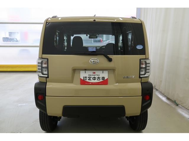 タフトＧターボＢカメラ　電動格納ドアミラー　ＬＥＤライト　ＥＴＣ車載器　キーフリーシステム　フルタイム４ＷＤ　フロントカメラ　ドラレコ　アイドリングストップ　ターボ車　アルミホイール　スマートキー＆プッシュスタート（富山県）の中古車