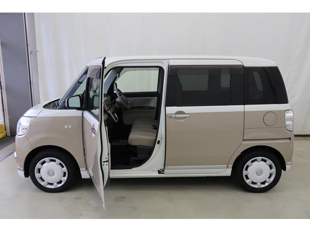 ムーヴキャンバスXメイクアップ SAIIナビテレビ レーンキープ アイドルストップ 電動格納ドアミラー AUTOライト ESC キーフリ スマキー バックカメラ エアバッグ 両側スライドドア ABS セキュリティアラーム 助手席エアバッグ(富山県)の中古車