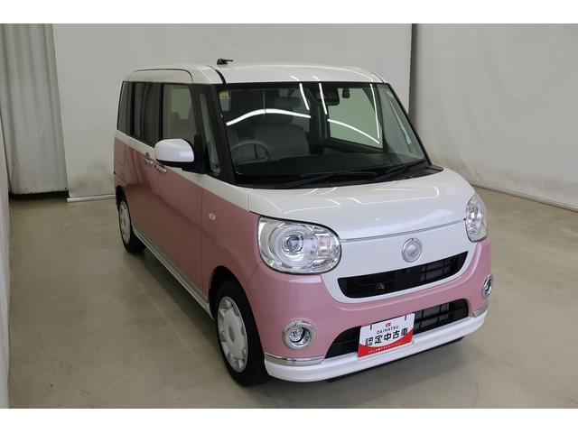 ムーヴキャンバスGメイクアップリミテッド SAIIIISTOP 運転席側シートヒーター 電格ミラー 助手席エアバック LED ナビTV プッシュスタートスマートキー 横滑り防止システム キーレスエントリー ドラレコ Bモニター サイドカメラ 記録簿(富山県)の中古車