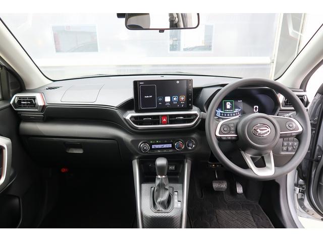 ロッキーX /ディスプレイオーディオ/パノラマモニター/ターボ車線逸脱防止 パノラマモニター対応 電動格納ドアミラー 盗難防止装置 横滑り防止機能 ターボエンジン LEDヘッドライト オートハイビーム キーフリー ETC車載器 TV 記録簿 エアバッグ ABS(富山県)の中古車