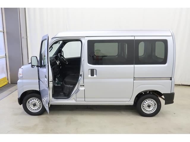ハイゼットカーゴDX /パートタイム4WD/オートライト/ラジオ踏み間違い防止 Wエアバック キーレスエントリー エコアイドル 車線逸脱警報 切替4WD オートハイビーム オートライト 運転席エアバッグ ABS 記録簿 電動格納式ドアミラー(富山県)の中古車