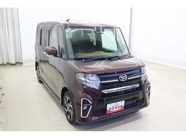 タントカスタムＸ　／オーディオレス／両側電動スライドドア／キーフリ衝突軽減ブレーキ　車線逸脱防止　アイドリングストップ機能　Ｂカメラ　盗難警報装置　ＬＥＤ　キーレスエントリー　前席シートヒーター　オートＬＥＤ　電動格納ミラー　スマキー　ＡＵＴＯライト　ベンチシート（富山県）の中古車