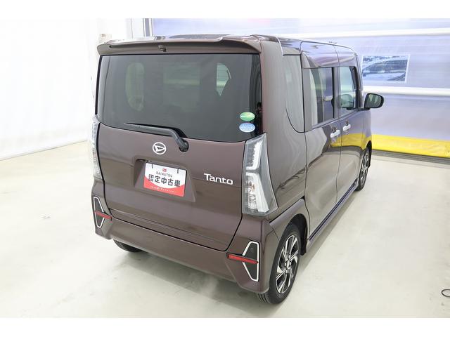 タントカスタムＸ　／オーディオレス／両側電動スライドドア／キーフリ衝突軽減ブレーキ　車線逸脱防止　アイドリングストップ機能　Ｂカメラ　盗難警報装置　ＬＥＤ　キーレスエントリー　前席シートヒーター　オートＬＥＤ　電動格納ミラー　スマキー　ＡＵＴＯライト　ベンチシート（富山県）の中古車