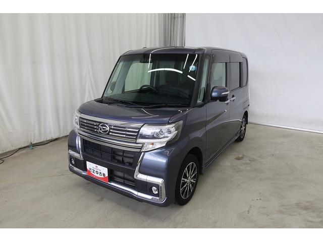 タントカスタムＸ　トップエディションＳＡIII　／ナビ／バックカメＢトゥース　バックカメラ　盗難防止装置　ＥＴＣ付き　キーフリー　オートライト　ナビＴＶ　ＬＥＤランプ　アイドリングストップ　ベンチシート　両側スライド片側電動ドア　車線逸脱警報装置（富山県）の中古車