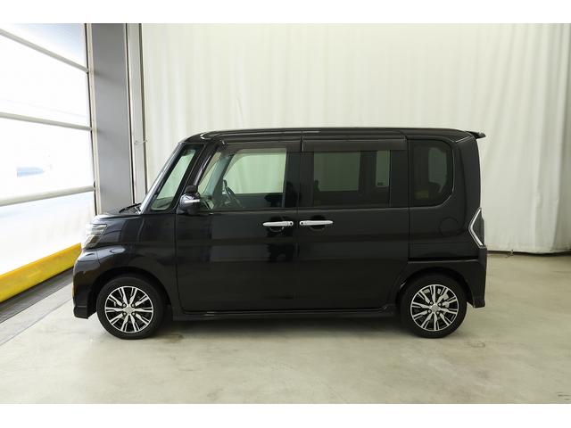 タントカスタムＸ　トップエディションＳＡIII　／ナビ／両側電動スマートキ−　セキュリティアラーム　車線逸脱警報装置　電動格納式ドアミラー　Ｂトゥース　ナビＴＶ　ＬＥＤランプ　キーフリー　アイドリングストップ　オートライト　ベンチシート　アルミ　記録簿（富山県）の中古車