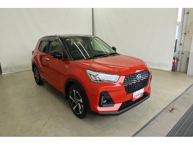 ロッキープレミアムＧ　ＨＥＶ　／ナビ／パノラマカメラ／ドラレコ／軽減ブレーキ　Ｒカメラ　ＢＴオーディオ　アルミ　ナビ　ＬＥＤヘッドランプ　電動格納式ドアミラー　アイドリングストップ　レーンキープアシスト　盗難防止システム　記録簿　衝突安全ボディ　オートＬＥＤ（富山県）の中古車