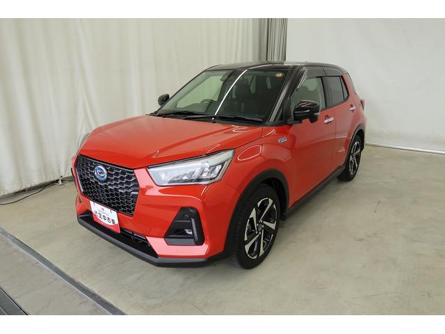 ロッキープレミアムＧ　ＨＥＶ　／ナビ／パノラマカメラ／ドラレコ／軽減ブレーキ　Ｒカメラ　ＢＴオーディオ　アルミ　ナビ　ＬＥＤヘッドランプ　電動格納式ドアミラー　アイドリングストップ　レーンキープアシスト　盗難防止システム　記録簿　衝突安全ボディ　オートＬＥＤ（富山県）の中古車