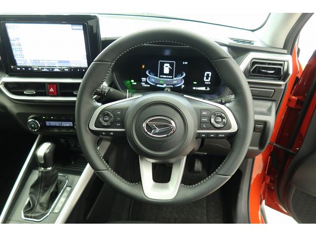 ロッキープレミアムＧ　ＨＥＶ　／ナビ／パノラマカメラ／ドラレコ／軽減ブレーキ　Ｒカメラ　ＢＴオーディオ　アルミ　ナビ　ＬＥＤヘッドランプ　電動格納式ドアミラー　アイドリングストップ　レーンキープアシスト　盗難防止システム　記録簿　衝突安全ボディ　オートＬＥＤ（富山県）の中古車