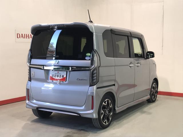 Ｎ−ＢＯＸカスタムＧ・ＥＸターボホンダセンシングキーフリーシステム　ＬＥＤヘッドライト　ＬＥＤフォグランプ　ドライブレコーダー　ナビゲーションシステム　バックカメラ　クルーズコントロール機能　両側電動スライドドア（栃木県）の中古車