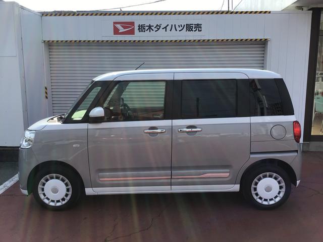 ムーヴキャンバスストライプスＧ【ダイハツ認定中古車・まごころ保証１年走行距離無制限保証】キーフリーシステム　ＬＥＤヘッドライト　ＬＥＤフォグランプ　オートエアコン　運転席・助手席電動スライドドア（栃木県）の中古車