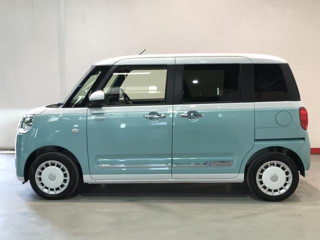 ムーヴキャンバスストライプスＧ【ダイハツ認定中古車・まごころ保証１年走行距離無制限保証】　キーフリーシステム　ＬＥＤヘッドライト　ＬＥＤフォグランプ　オートエアコン　運転席・助手席電動スライドドア　運転席・助手席シートヒーター（栃木県）の中古車