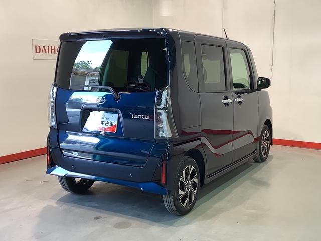 タントカスタムＸ【ダイハツ認定中古車・まごころ保証１年走行距離無制限保証】　キーフリーシステム　ＬＥＤヘッドライト　ＬＥＤフォグランプ　両側電動スライドドア　スマートアシスト　コーナーセンサー　純正アルミホイール（栃木県）の中古車