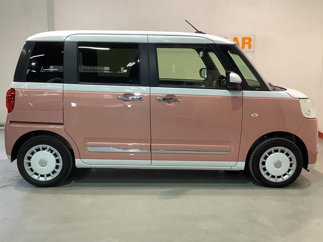ムーヴキャンバスストライプスＧ【ダイハツ認定中古車・まごころ保証１年走行距離無制限保証】　　キーフリーシステム　ＬＥＤヘッドライト　ＬＥＤフォグランプ　オートエアコン　運転席・助手席電動スライドドア（栃木県）の中古車