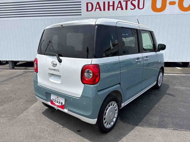 ムーヴキャンバスストライプスＸダイハツ認定中古車・まごころ保証１年走行距離無制限保証　　両側電動スライドドア　キーフリーシステム　電動格納式ドアミラー　スマートアシスト（栃木県）の中古車