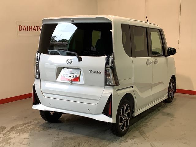タントカスタムＸ【ダイハツ認定中古車・まごころ保証１年走行距離無制限保証】　　キーフリーシステム　ＬＥＤヘッドライト　ＬＥＤフォグランプ　両側電動スライドドア　スマートアシスト　コーナーセンサー（栃木県）の中古車