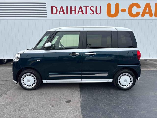 ムーヴキャンバスストライプスＧダイハツ認定中古車・まごころ保証１年走行距離無制限保証付　ナビゲーションシステム　バックカメラ　両側電動スライドドア　運転席助手席シートヒーター（栃木県）の中古車