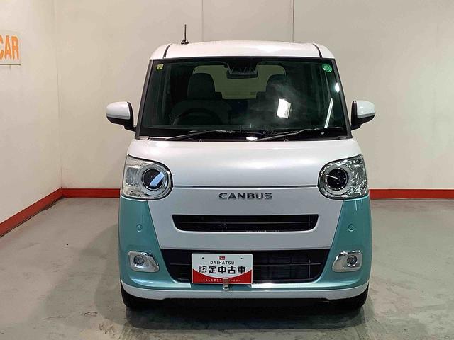 ムーヴキャンバスストライプスＧターボ認定中古車は全車１年走行距離無制限保証付き！ディスプレイオーディオ　バックカメラ　クルーズコントロール機能　両側電動スライドドア　ＬＥＤヘッドライト（栃木県）の中古車