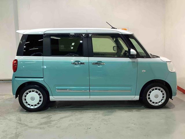 ムーヴキャンバスストライプスＧターボ認定中古車は全車１年走行距離無制限保証付き！ディスプレイオーディオ　バックカメラ　クルーズコントロール機能　両側電動スライドドア　ＬＥＤヘッドライト（栃木県）の中古車