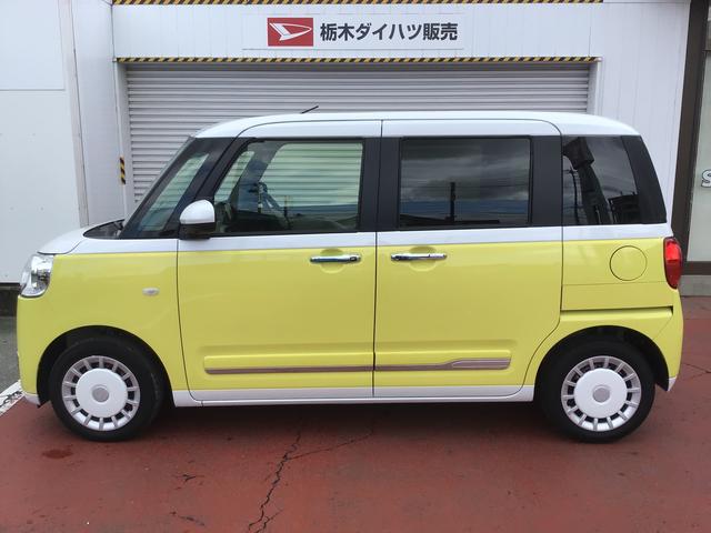 ムーヴキャンバスストライプスＧナビゲーションシステム　パノラマモニター　ＥＴＣ車載器　ＬＥＤヘッドライト　両側電動スライドドア　全車１年走行距離無制限まごころ保証付き！（栃木県）の中古車