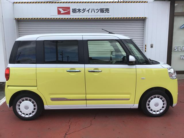ムーヴキャンバスストライプスＧナビゲーションシステム　パノラマモニター　ＥＴＣ車載器　ＬＥＤヘッドライト　両側電動スライドドア　全車１年走行距離無制限まごころ保証付き！（栃木県）の中古車