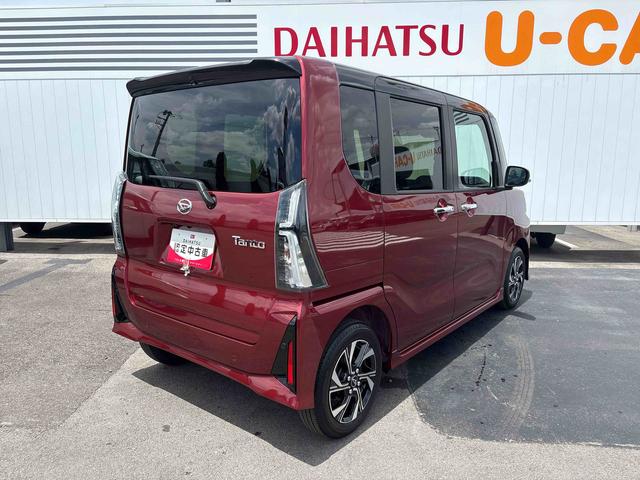 タントカスタムＸ全車１年走行距離無制限まごころ保証付き！　キーフリーシステム　ＬＥＤヘッドライト　フォグランプ　両側電動スライドドア　シートヒーター（栃木県）の中古車