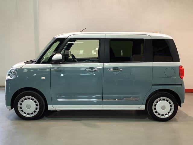 ムーヴキャンバスストライプスＧ全車１年走行距離無制限まごころ保証付き！　キーフリーシステム　ＬＥＤヘッドライト　ＬＥＤフォグランプ　オートエアコン　運転席・助手席電動スライドドア　運転席・助手席シートヒーター（栃木県）の中古車