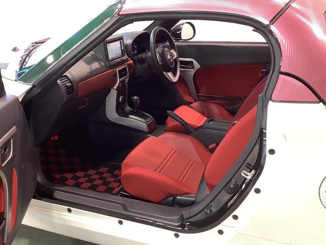 コペンセロ全車１年走行距離無制限まごころ保証付き！　ナビゲーションシステム　バックカメラ　オートライト　ドライブレコーダー　シートヒーター（栃木県）の中古車