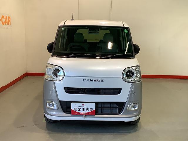 ムーヴキャンバスストライプスＧ全車１年走行距離無制限まごころ保証付き！　キーフリーシステム　ＬＥＤヘッドライト　ＬＥＤフォグランプ　オートエアコン　運転席・助手席電動スライドドア　運転席・助手席シートヒーター　スマートアシスト（栃木県）の中古車