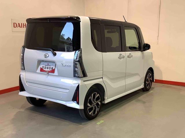 タントカスタムＸ全車１年走行距離無制限まごころ保証付き！　キーフリーシステム　ＬＥＤヘッドライト　ＬＥＤフォグランプ　両側電動スライドドア　スマートアシスト　コーナーセンサー　純正アルミホイール　オートライト（栃木県）の中古車