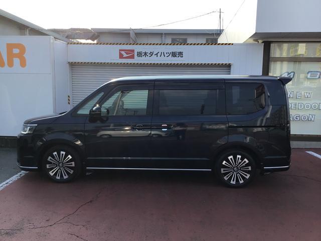 ステップワゴンｅ：ＨＥＶスパーダ　プレミアムライン全車１年走行距離無制限まごころ保証付き！　ナビゲーションシステム　全周囲モニター　ＥＴＣ車載器　両側電動スライドドア　後席モニター（栃木県）の中古車