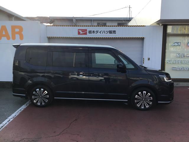 ステップワゴンｅ：ＨＥＶスパーダ　プレミアムライン全車１年走行距離無制限まごころ保証付き！　ナビゲーションシステム　全周囲モニター　ＥＴＣ車載器　両側電動スライドドア　後席モニター（栃木県）の中古車